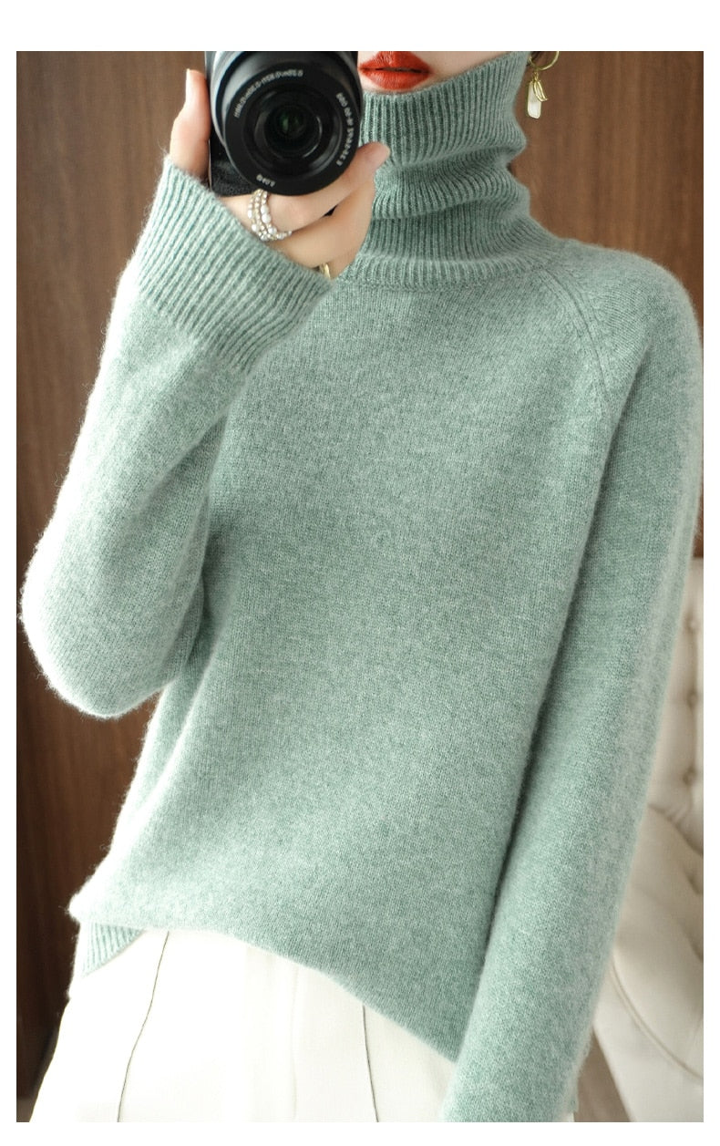 Maglione da donna | Taglio classico | Qualità in fine maglia ultraleggera