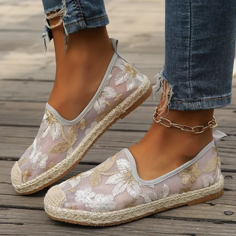 Nyssa | Espadrillas Casual con Punta in Mesh Slip-On