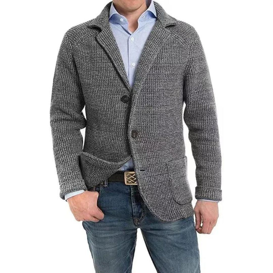 Ulysa | Blazer in maglia strutturato con revers