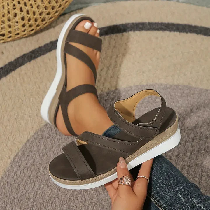 Zinnia - Scarpe da tempo libero aperte in ecopelle con slingback