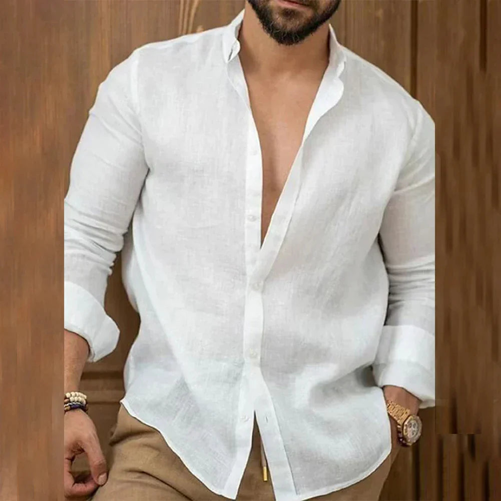 Casylin - Camicia in lino casual per lui