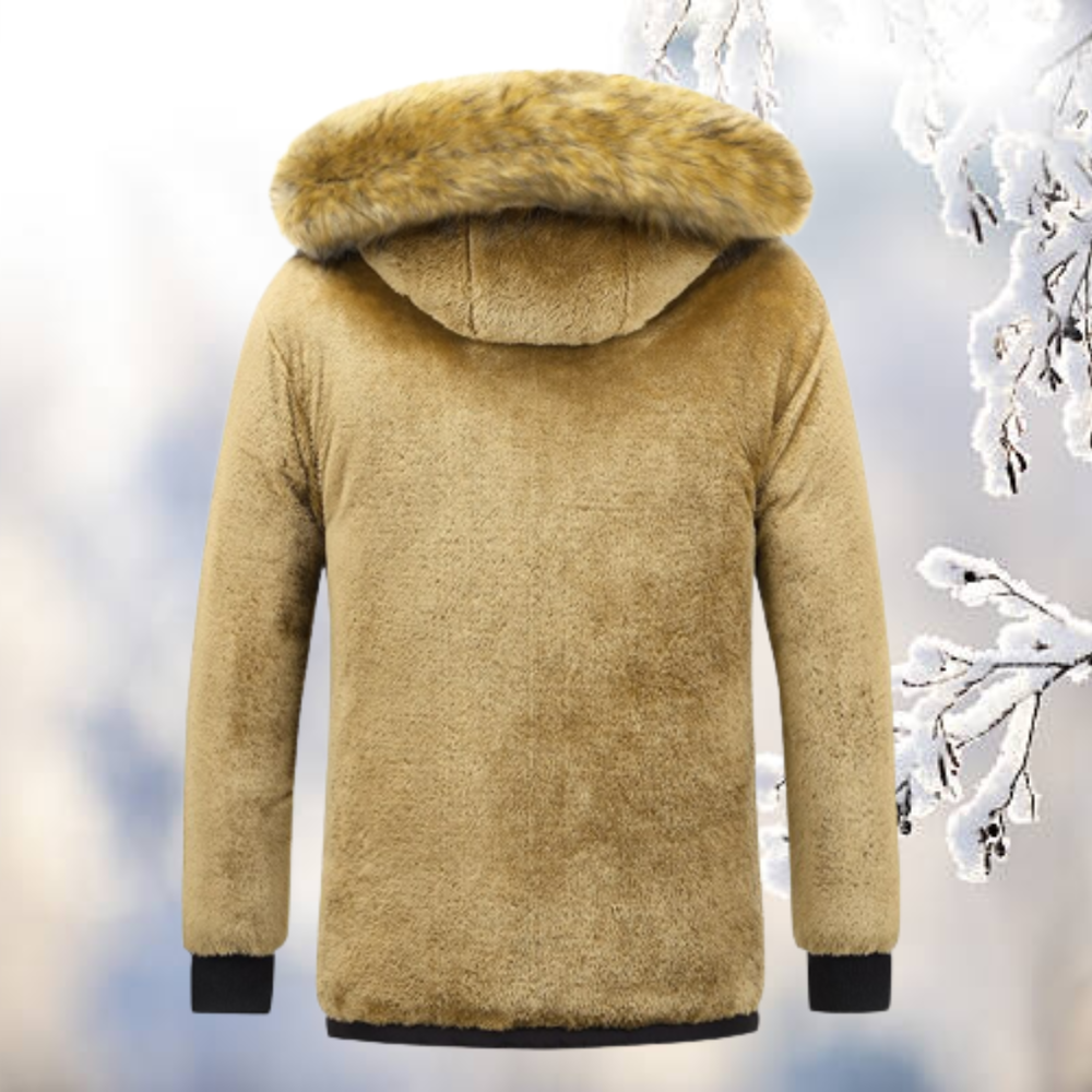 Armand | Parka antivento con cappuccio in pelliccia per giorni invernali caldi e stilosi