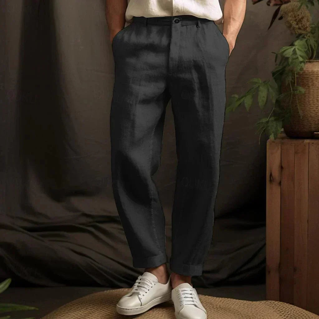 Gwendolyn - Pantaloni in lino casual per uomini