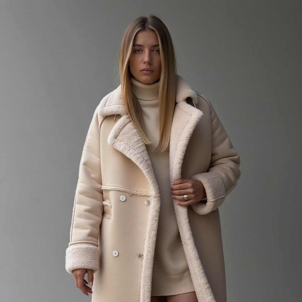 Heleyna | Cappotto invernale in suede