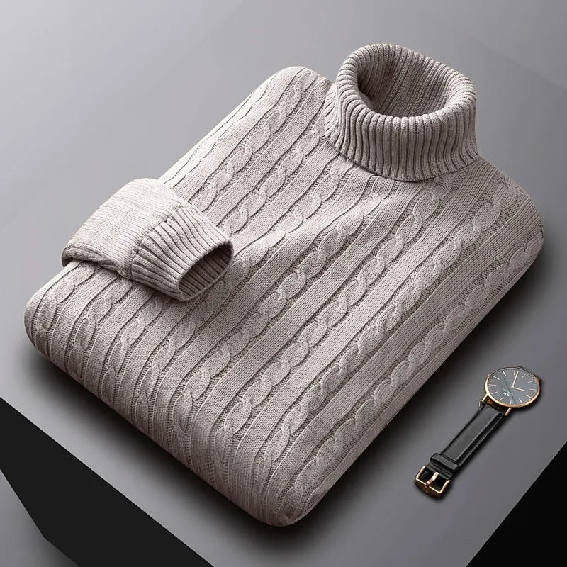 Remington | Elegante maglione invernale con colletto alto per uomini