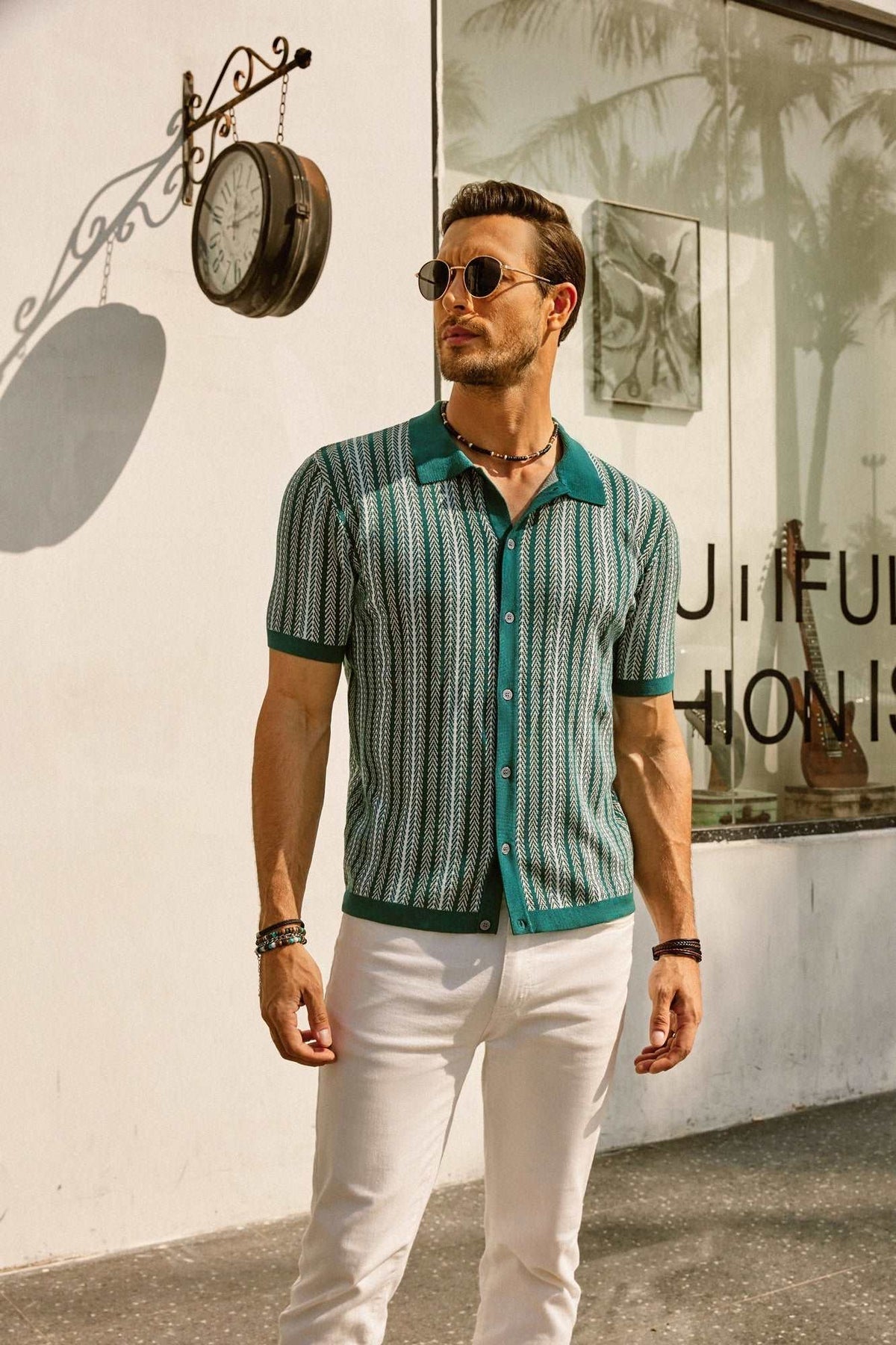 Erwin | Camicia a righe vintage anni '70