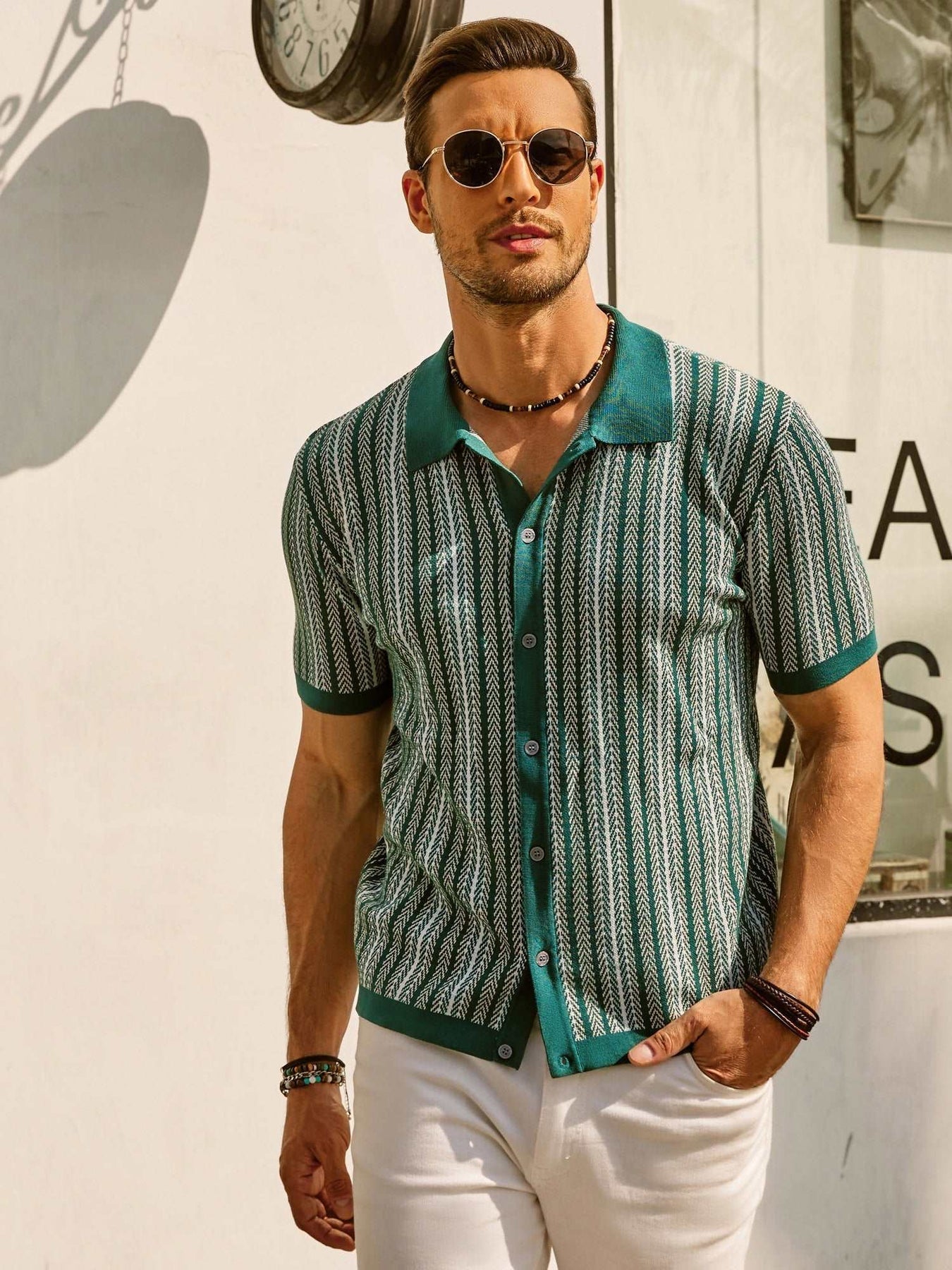 Erwin | Camicia a righe vintage anni '70