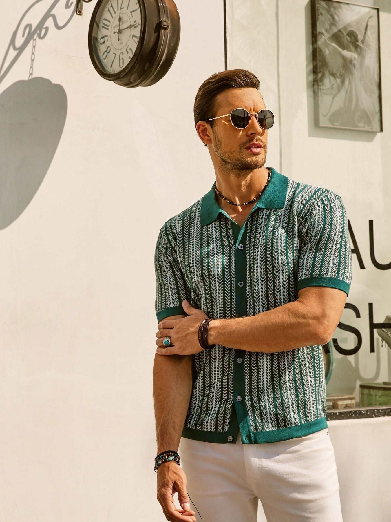 Erwin | Camicia a righe vintage anni '70