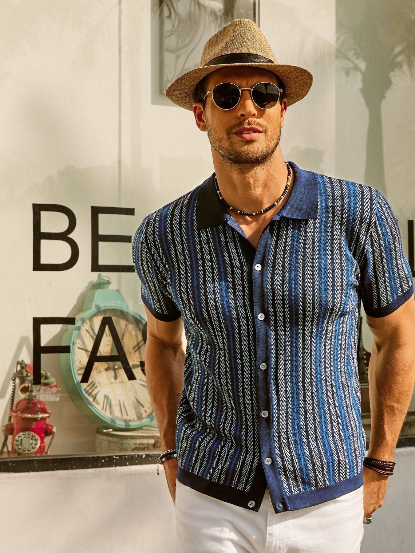 Erwin | Camicia a righe vintage anni '70