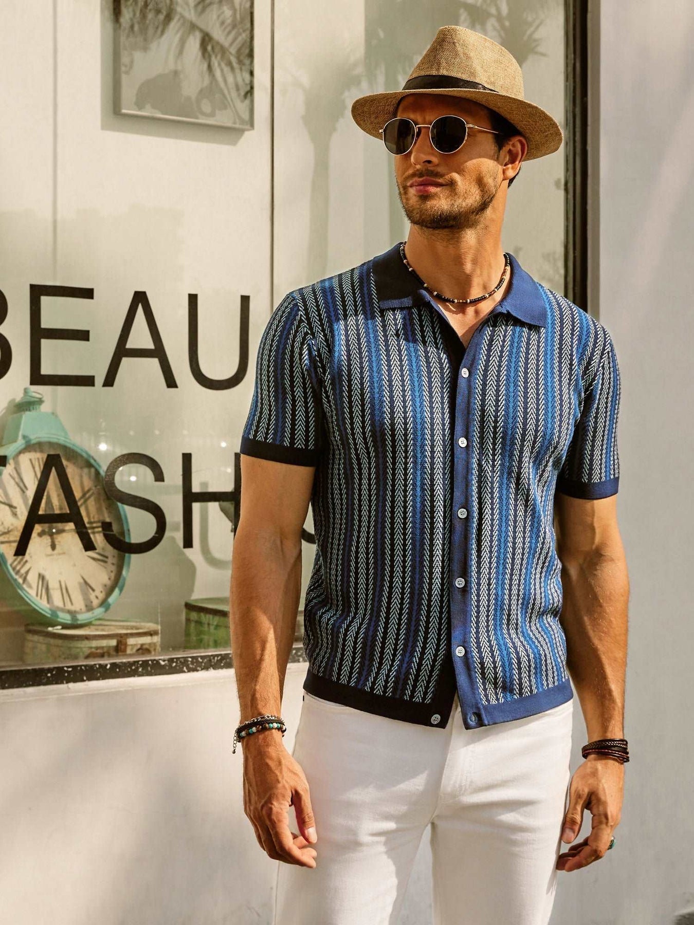 Erwin | Camicia a righe vintage anni '70