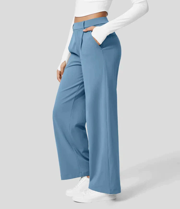 Sauzy | Pantaloni stretch a vita alta con gamba dritta