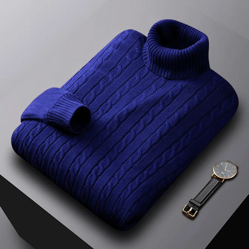 Remington | Elegante maglione invernale con colletto alto per uomini