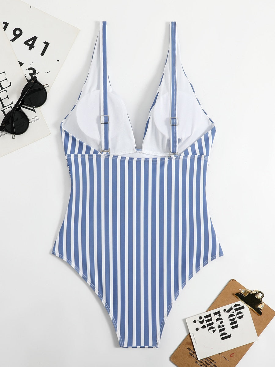 Wavey - Costume da bagno a righe