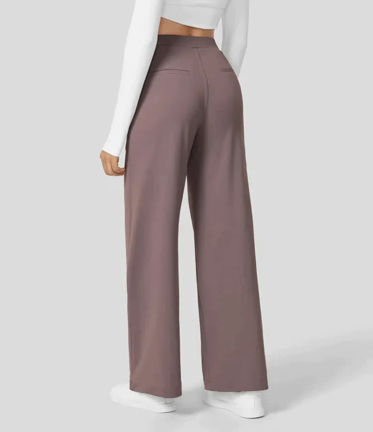 Sauzy | Pantaloni stretch a vita alta con gamba dritta