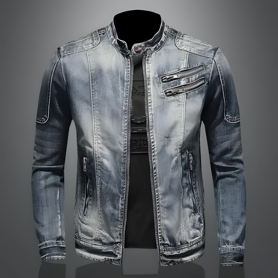 Nile | Giacca in denim retro per uomini