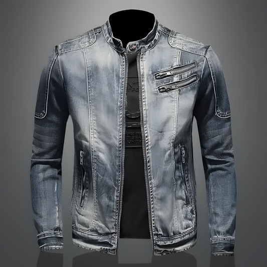 Nile | Giacca in denim retro per uomini