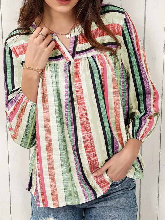 Rianne - Perfezione a righe – la tua blusa estiva ideale