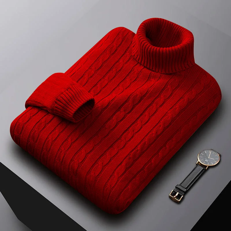 Remington | Elegante maglione invernale con colletto alto per uomini