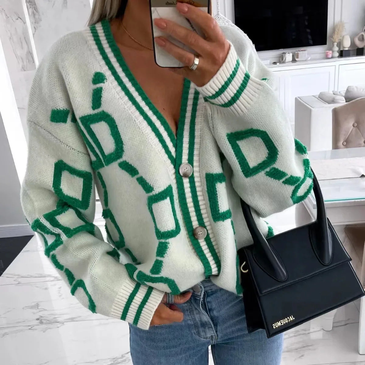 Haven - Comoda giacca a maglia