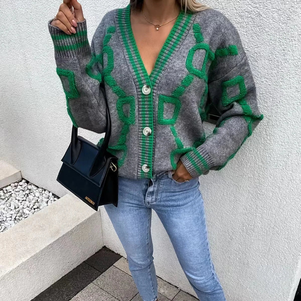 Haven - Comoda giacca a maglia
