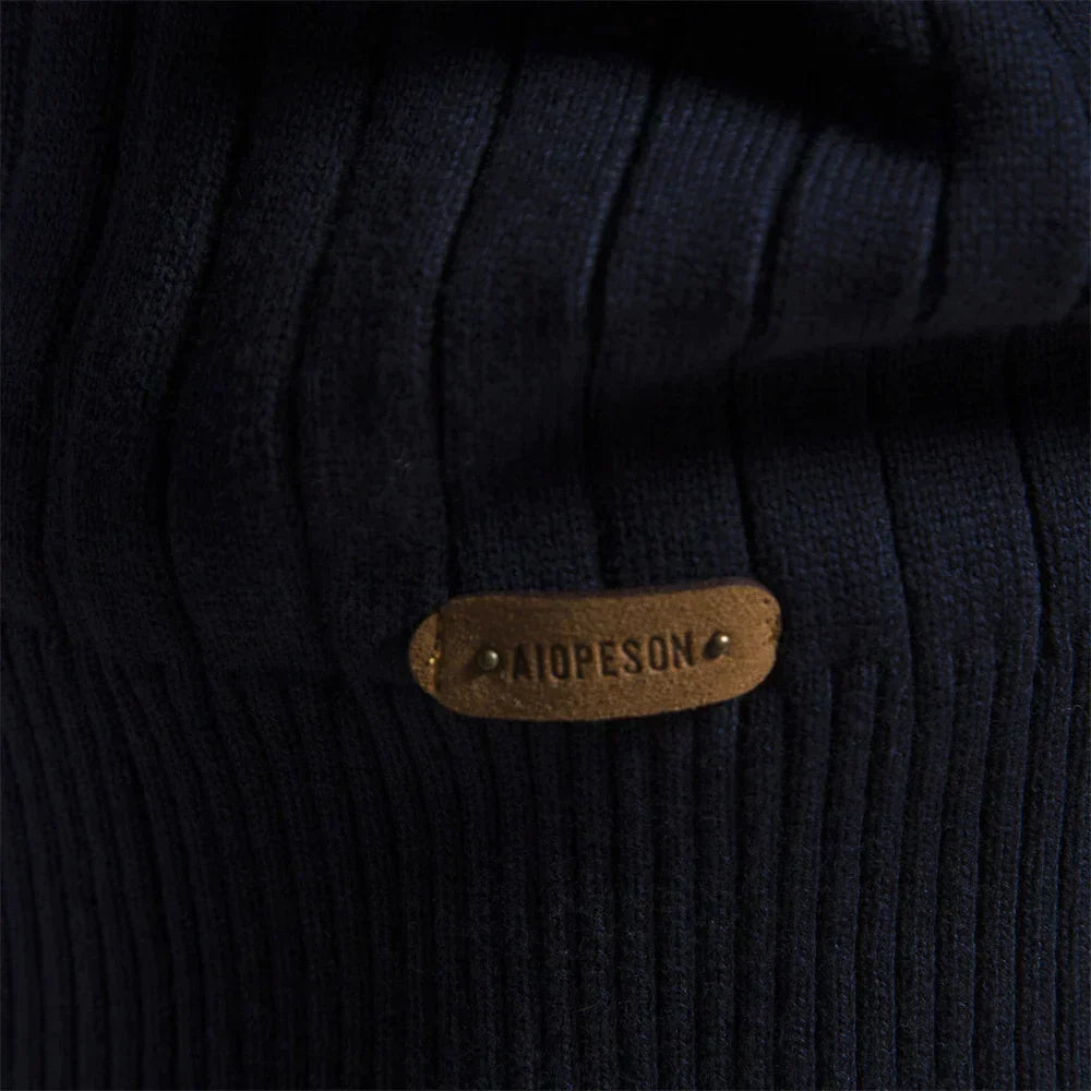 Zippie - Pullover bodyfit alla moda con zip per uomini