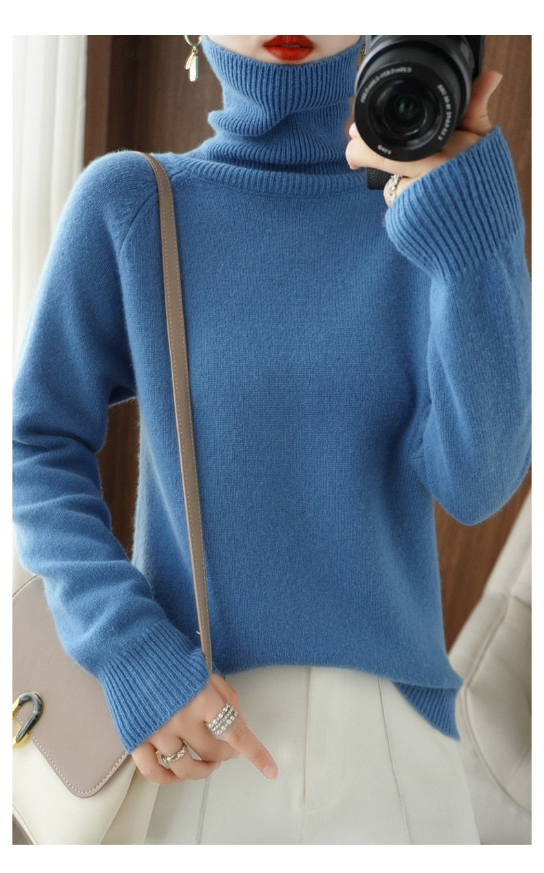 Maglione da donna | Taglio classico | Qualità in fine maglia ultraleggera