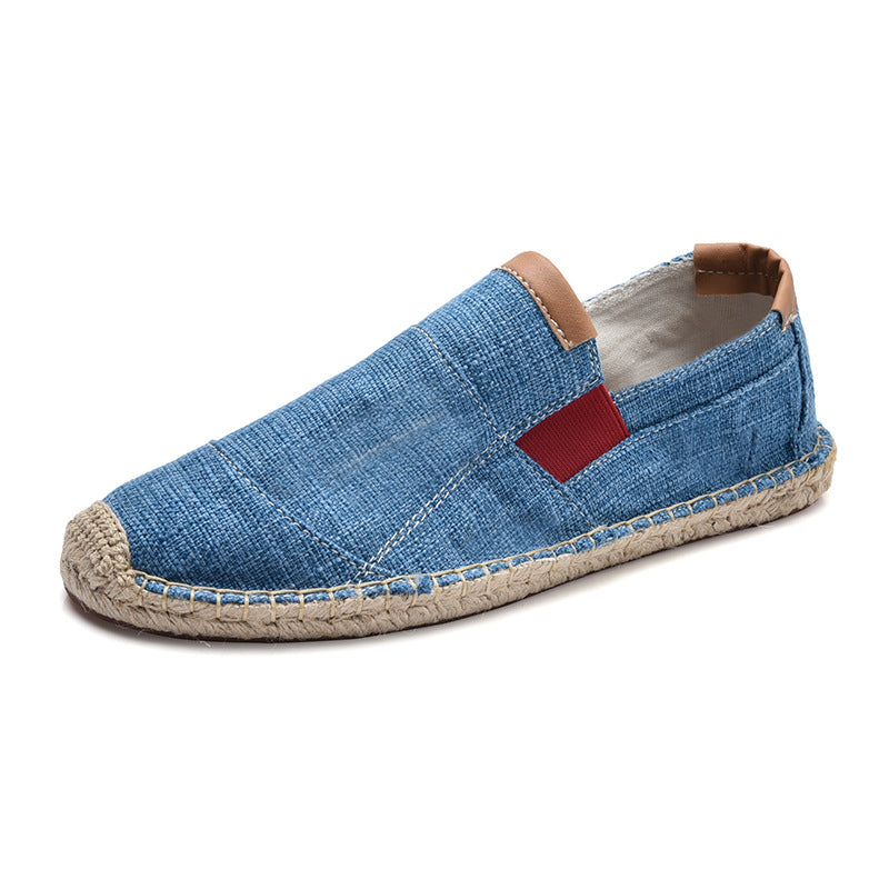 Bozz | Eleganti scarpe di paglia fatte a mano in tela
