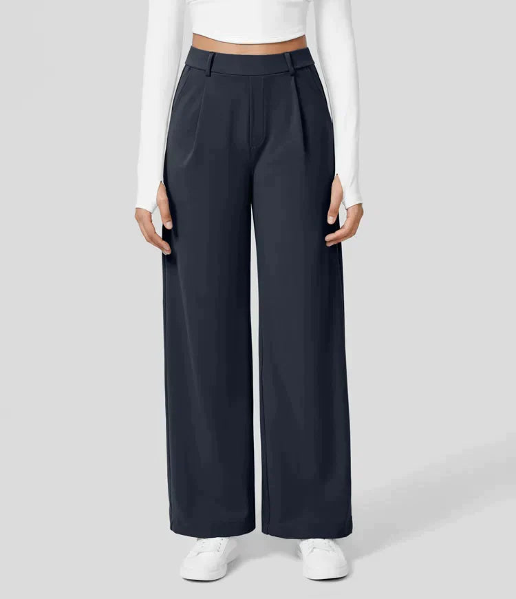 Sauzy | Pantaloni stretch a vita alta con gamba dritta