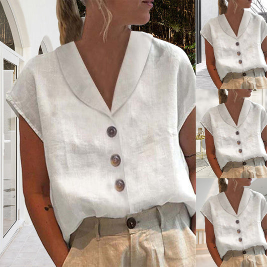 Joan | Top con colletto e bottoni