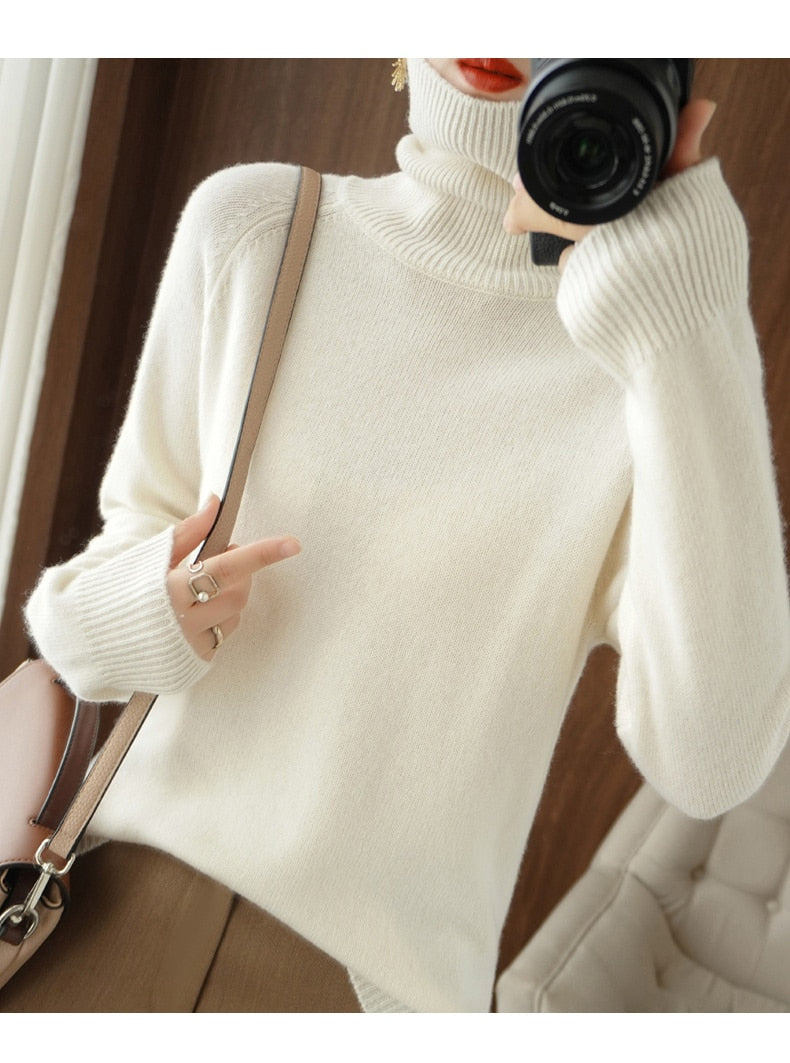 Maglione da donna | Taglio classico | Qualità in fine maglia ultraleggera