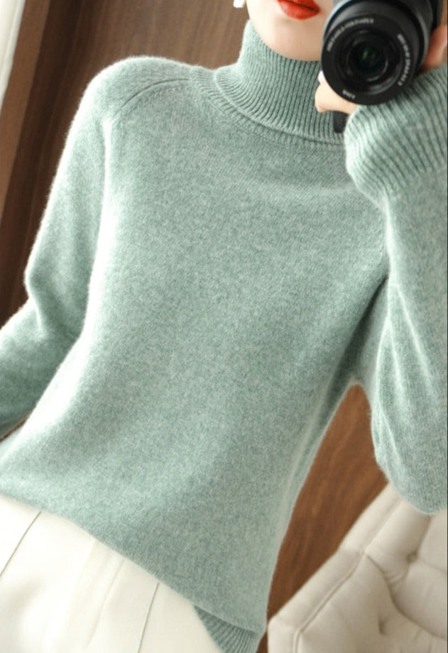 Maglione da donna | Taglio classico | Qualità in fine maglia ultraleggera