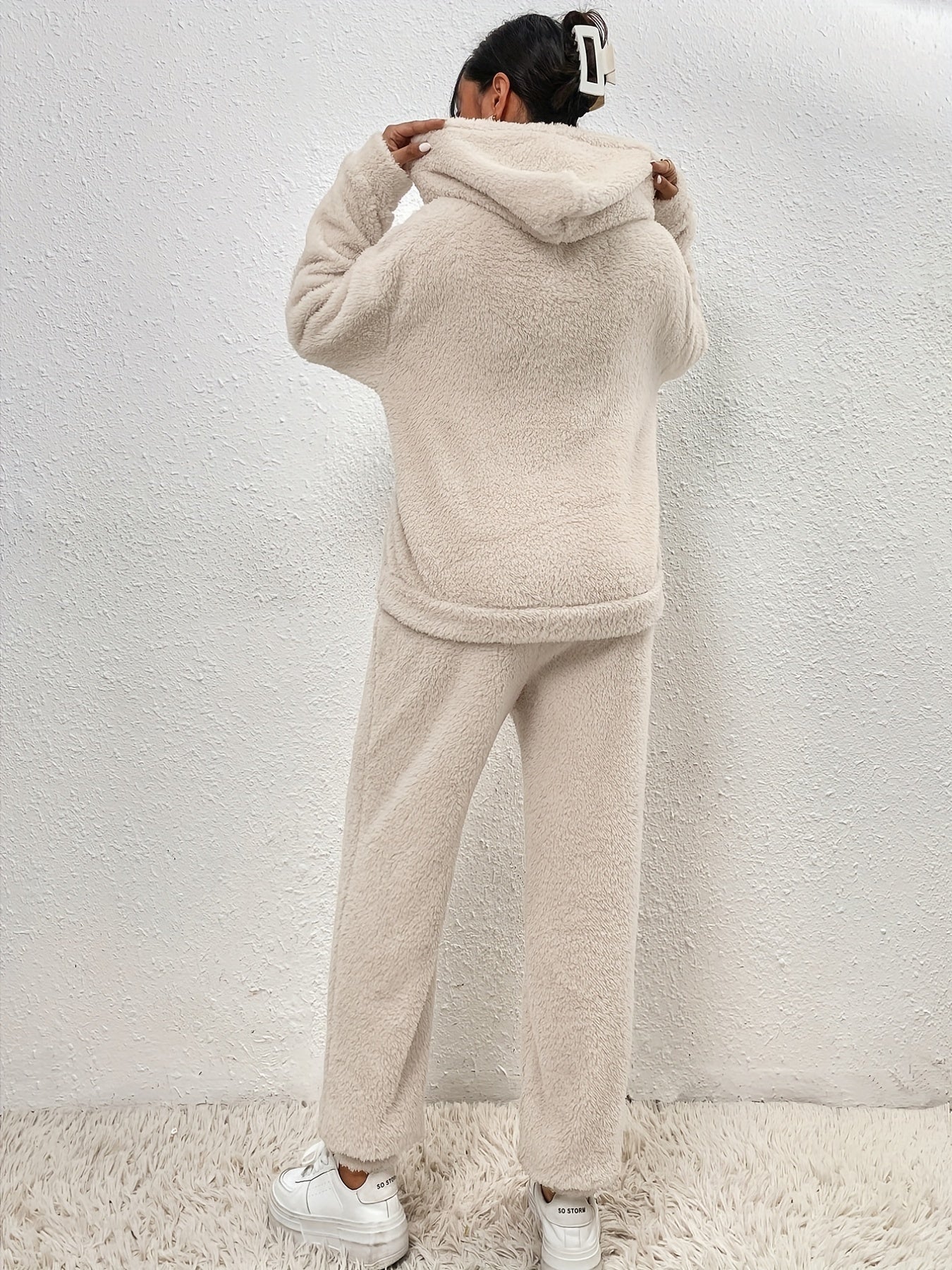 Yvarra | Set lounge in pile teddy elegante