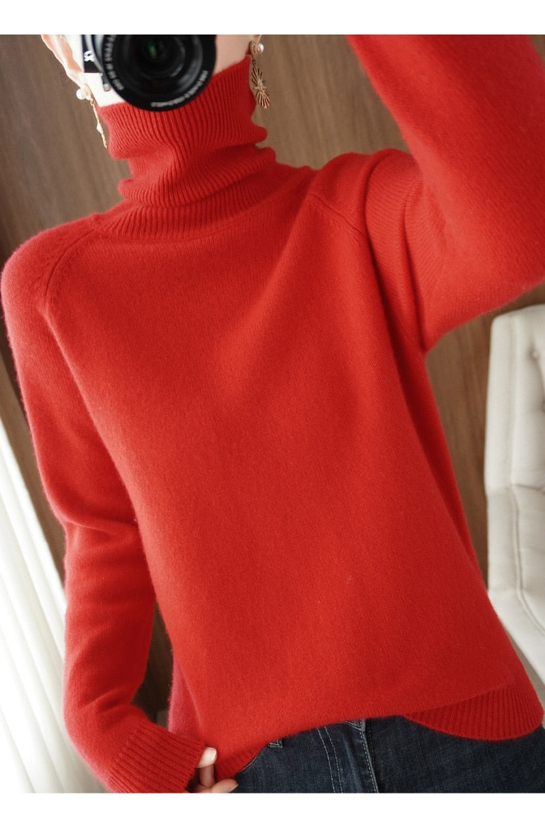 Maglione da donna | Taglio classico | Qualità in fine maglia ultraleggera