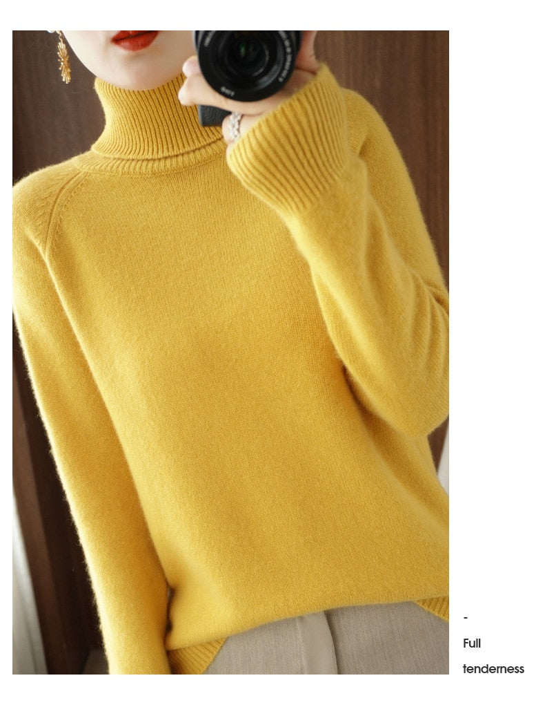 Maglione da donna | Taglio classico | Qualità in fine maglia ultraleggera