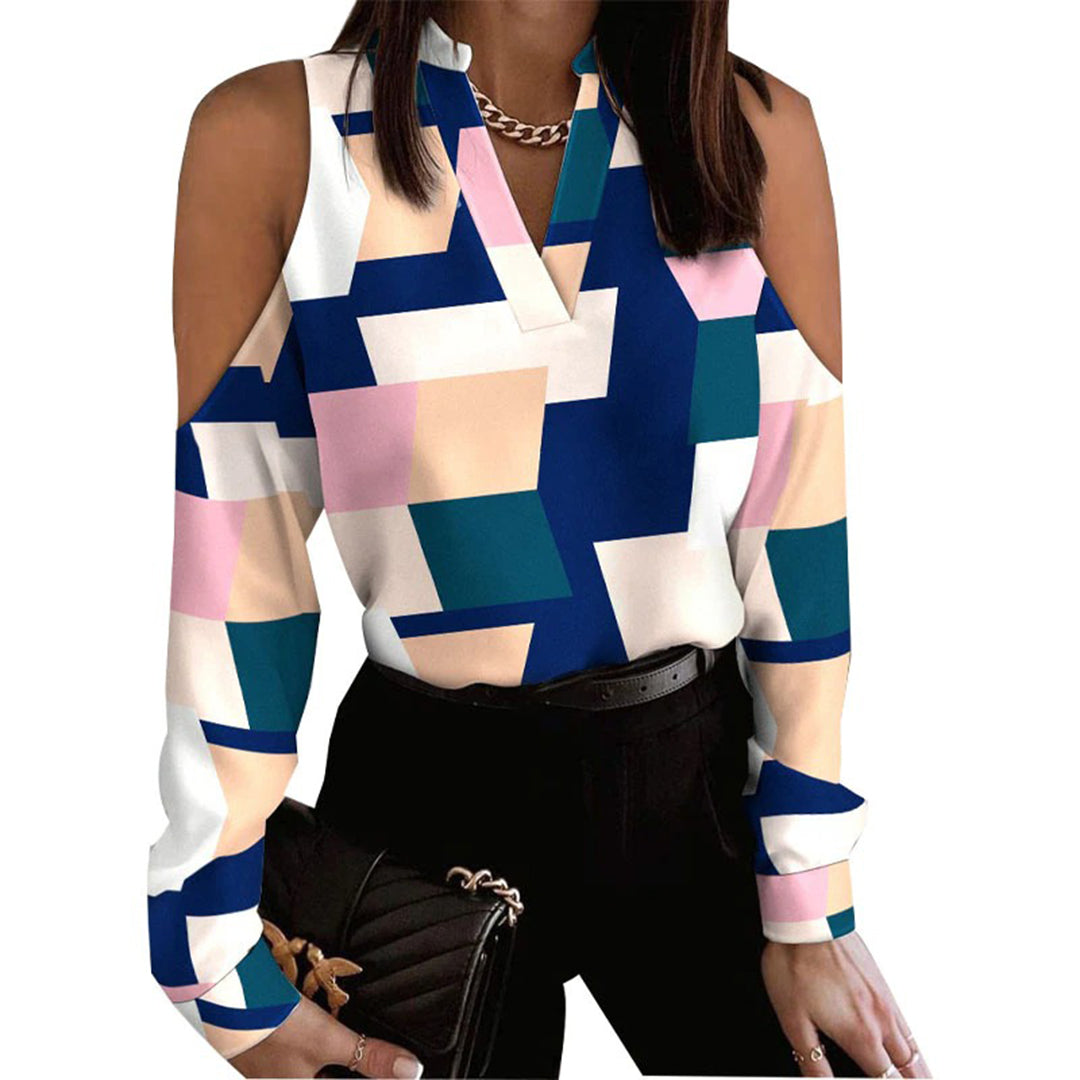 CASSIDY | Elegante blusa con scollatura a V