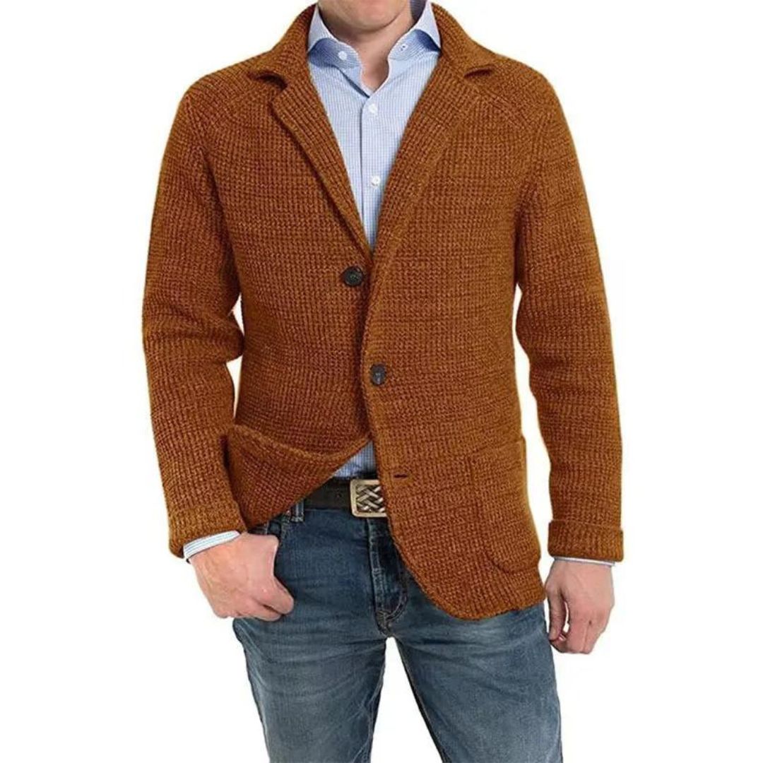 Ulysa | Blazer in maglia strutturato con revers
