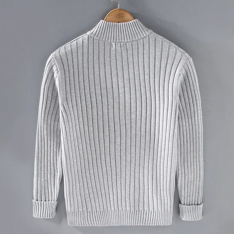 Frank™ - Cardigan Massimo in merino con zip