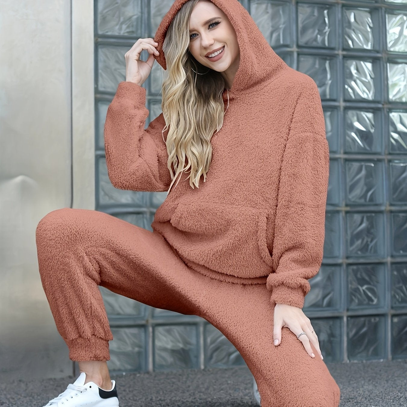 Yvarra | Set lounge in pile teddy elegante
