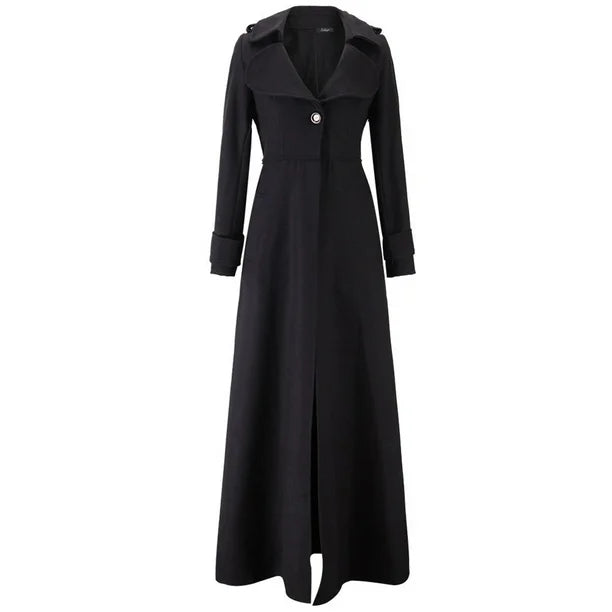 Cappotto invernale per donne | Trench coat lungo | Elegante e riscaldante | Antivento