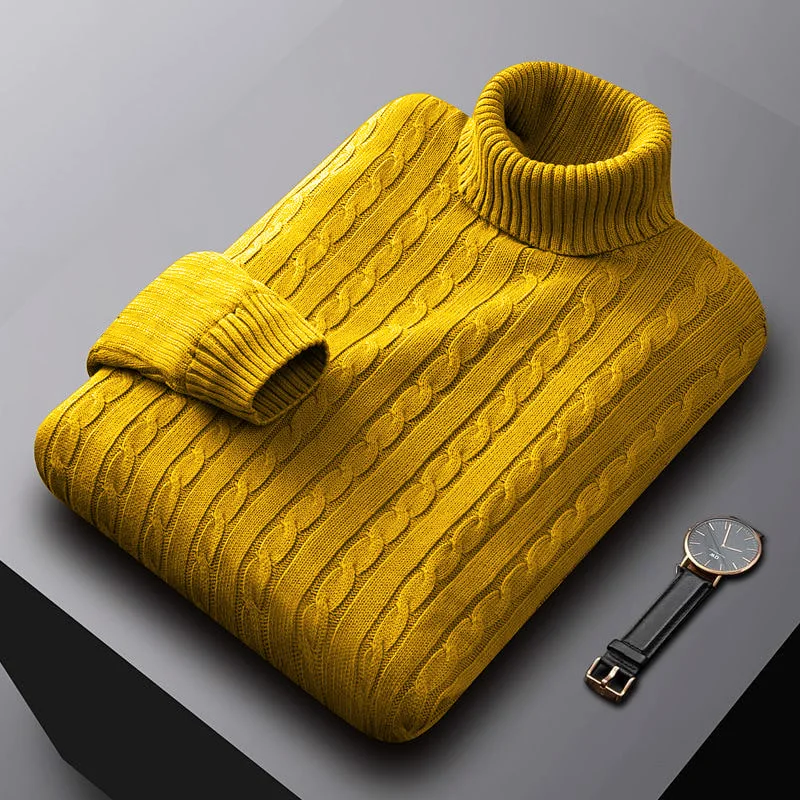 Remington | Elegante maglione invernale con colletto alto per uomini