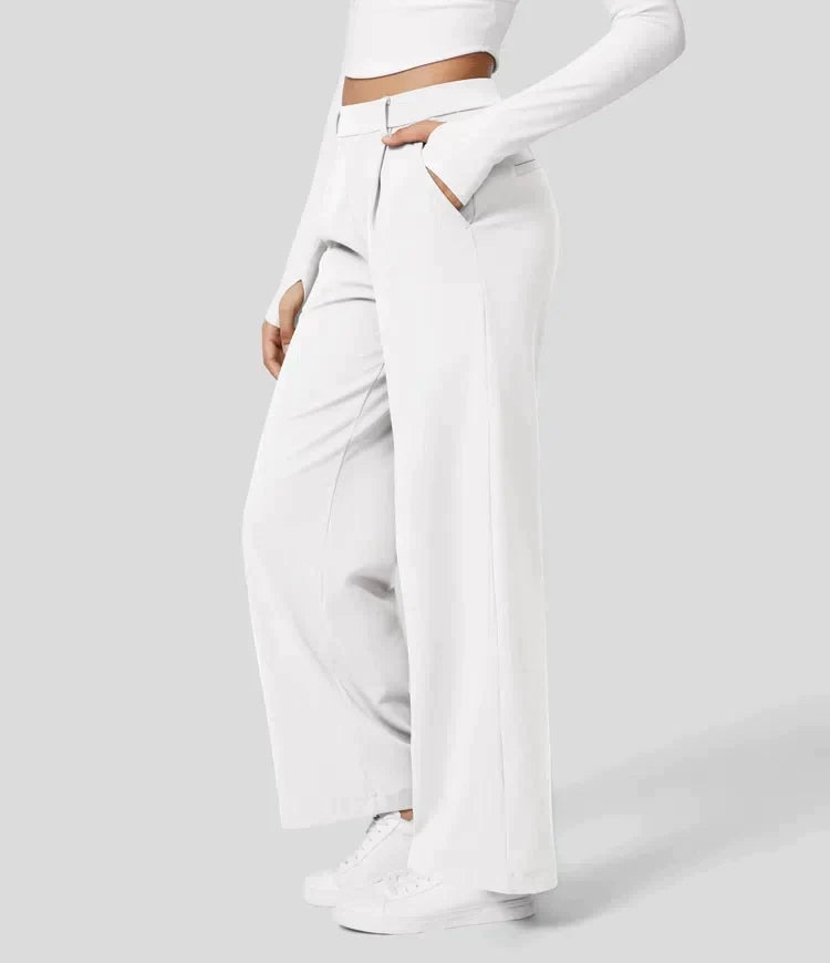 Sauzy | Pantaloni stretch a vita alta con gamba dritta
