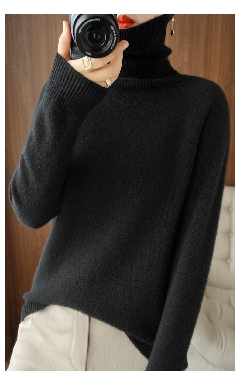 Maglione da donna | Taglio classico | Qualità in fine maglia ultraleggera