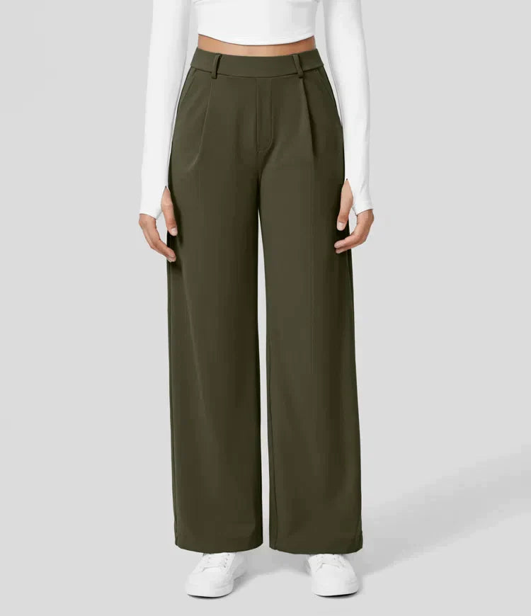 Sauzy | Pantaloni stretch a vita alta con gamba dritta
