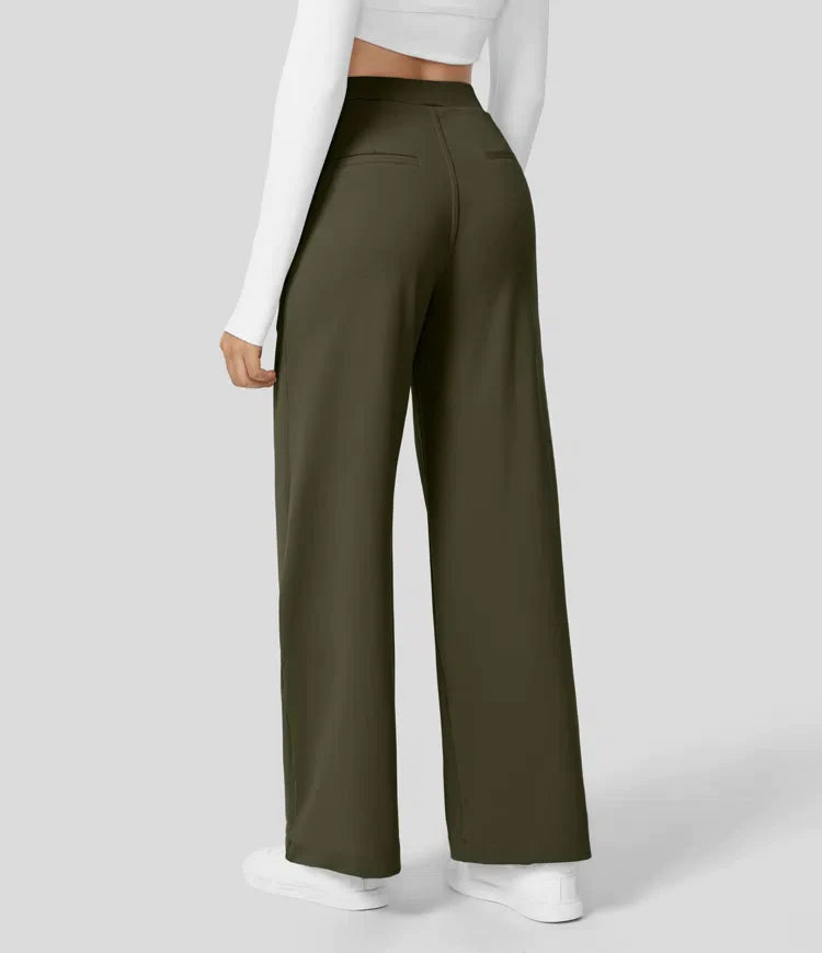 Sauzy | Pantaloni stretch a vita alta con gamba dritta