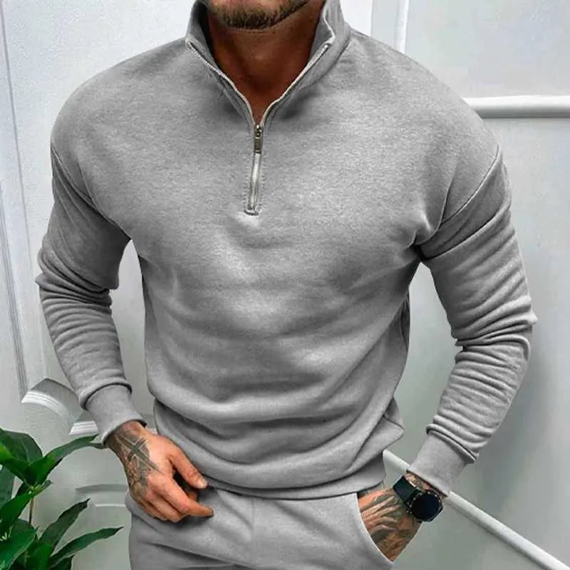 Maglione da uomo | Morbida qualità in maglia fine | Classico girocollo