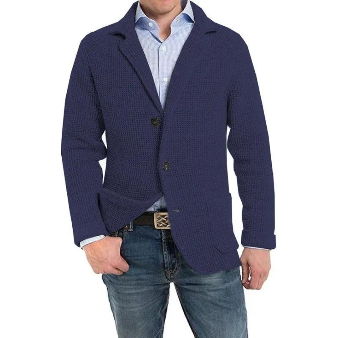 Ulysa | Blazer in maglia strutturato con revers