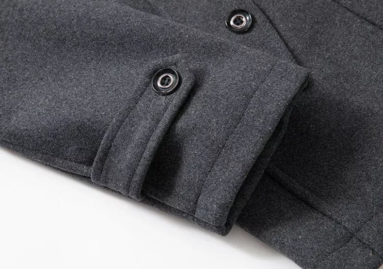 Schwar | Cappotto invernale a due pezzi nero da donna