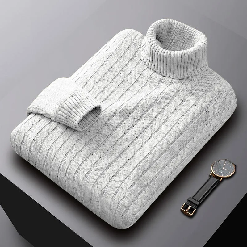 Remington | Elegante maglione invernale con colletto alto per uomini