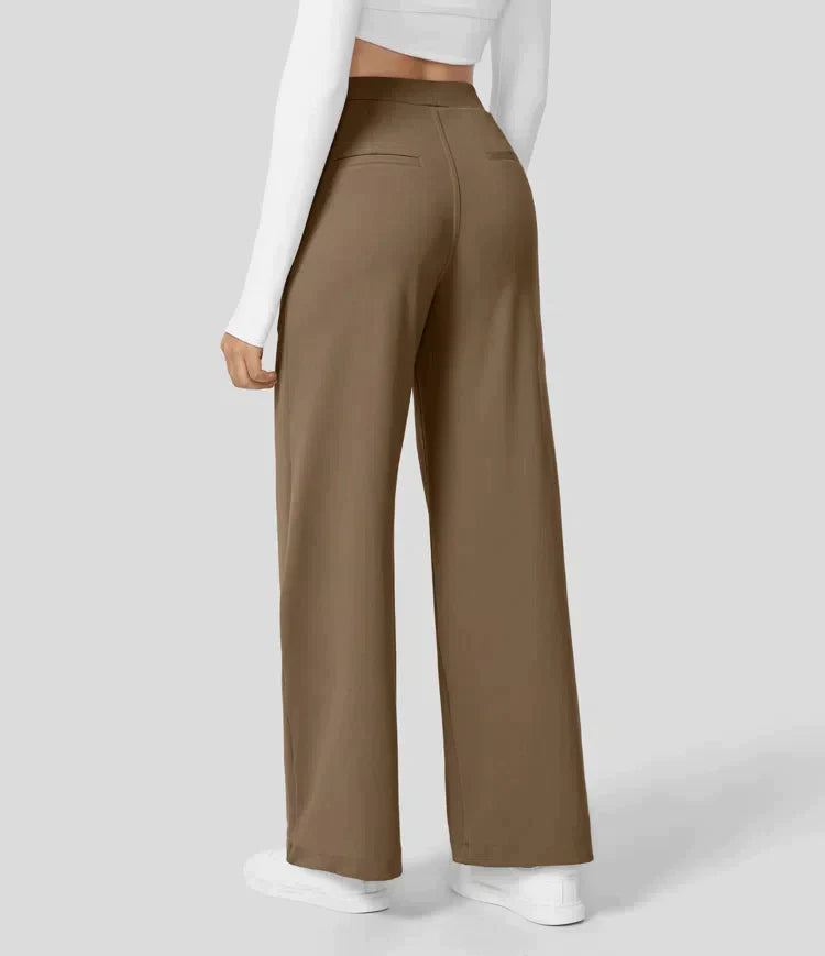 Sauzy | Pantaloni stretch a vita alta con gamba dritta