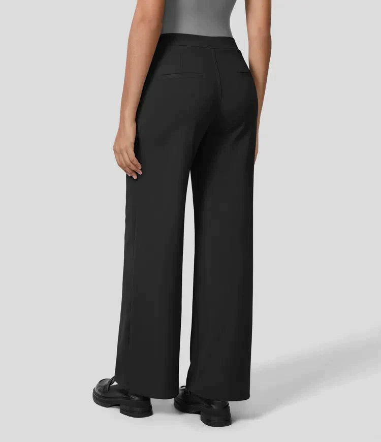 Sauzy | Pantaloni stretch a vita alta con gamba dritta